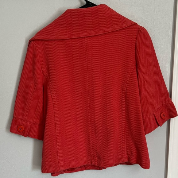 Fossil button up cotton twill peacoat - Picture 2 of 5